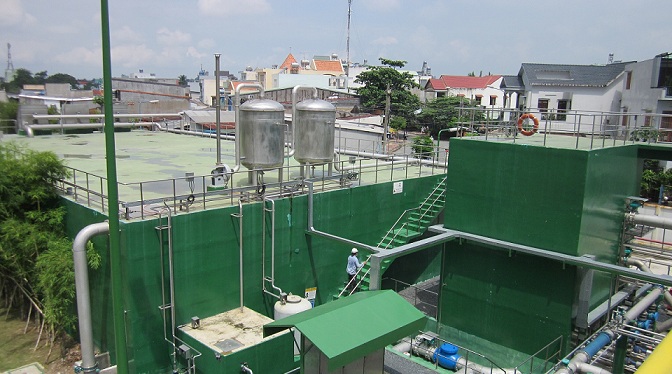 Hệ thống xử lý nước thải nhà máy bia