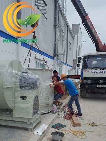 Xử lý khí thải in tại KCN Quế Võ - Bắc Ninh