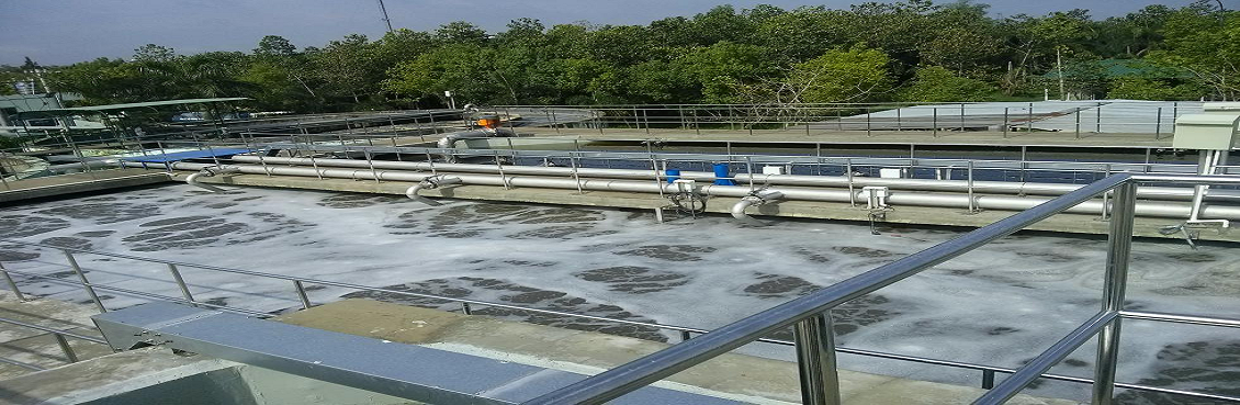 Bể xử lý trong Nhà máy xử lý nước thải khu công nghiệp