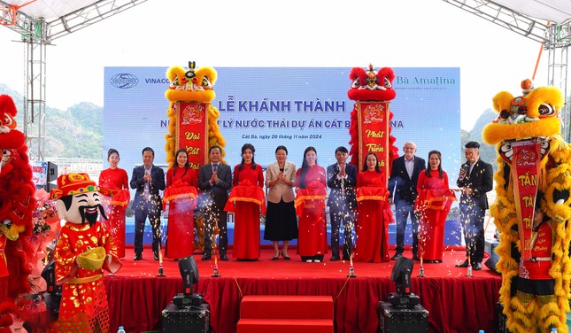 Khánh thành nhà máy xử lý nước thải Cát Bà Amatina